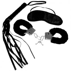 Zestaw BDSM dla początkujących - S&M Intro to S&M Kit Black