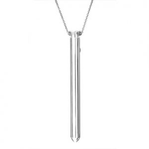 Wibrator naszyjnik - Crave Vesper Vibrator Necklace Silver Srebro