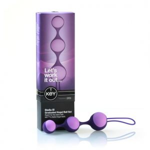 Kulki gejszy Key by Jopen - Stella III Kegel Ball Set Purple