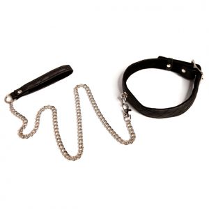 Bettie Page - Obroża Collar Me Collar and Lead Set